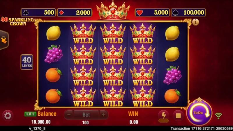Nổ Hũ Vương Miện Lấp Lánh UU88 – Trải Nghiệm Slot Của Sự Hoàng Kim 2 Biểu tượng Wild