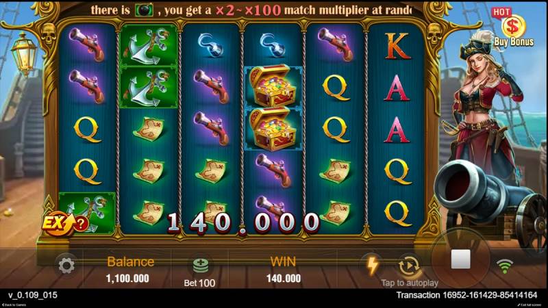 Nổ Hũ Nữ Hoàng Hải Tặc UU88 – Slot Game Đậm Chất Kho Báu 4 Cược thêm