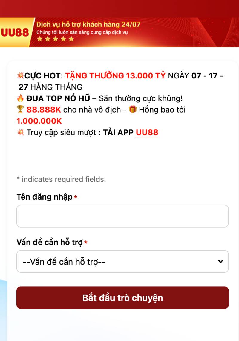 Liên Hệ 1 Live Chat 24/7: Kênh hỗ trợ "thần tốc" ngay trên trang chủ